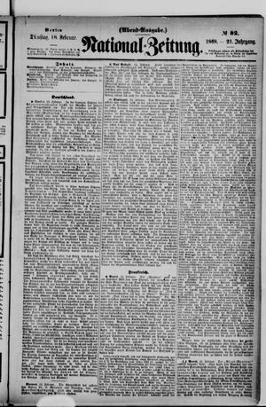 National-Zeitung vom 18.02.1868