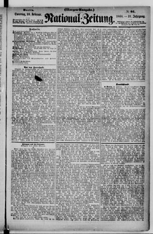National-Zeitung vom 23.02.1868
