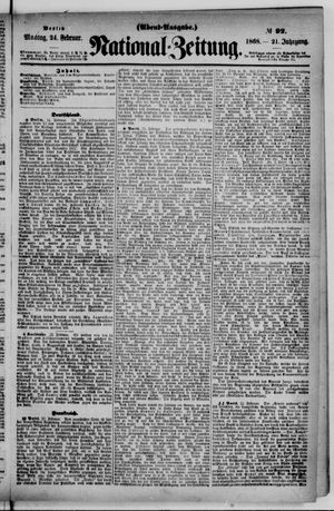 Nationalzeitung on Feb 24, 1868