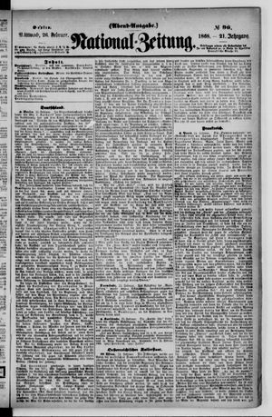 Nationalzeitung on Feb 26, 1868