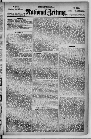 Nationalzeitung on Feb 28, 1868