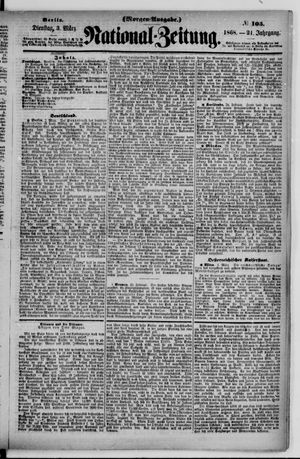 Nationalzeitung vom 03.03.1868