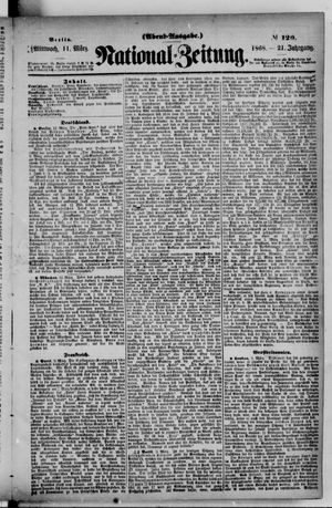 National-Zeitung vom 11.03.1868
