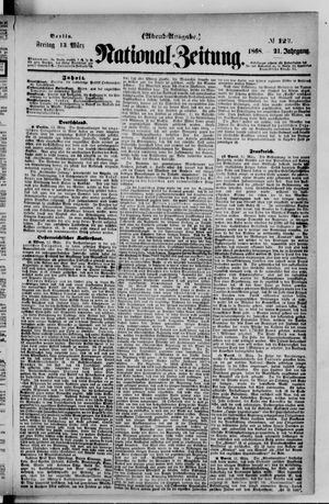 Nationalzeitung vom 13.03.1868