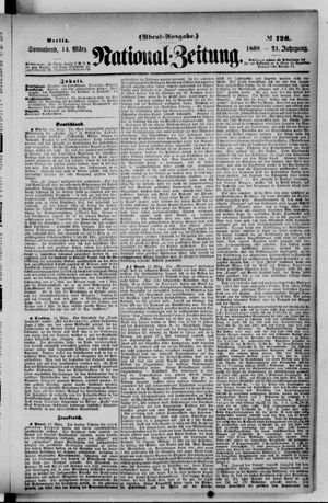 National-Zeitung vom 14.03.1868