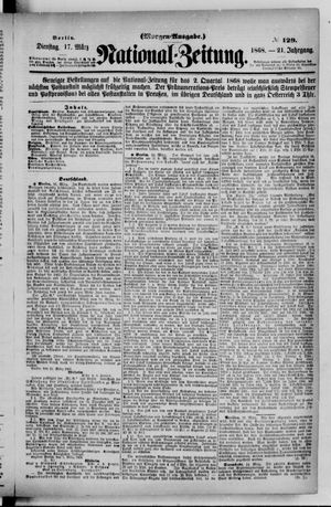 National-Zeitung vom 17.03.1868
