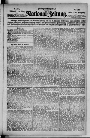 Nationalzeitung vom 18.03.1868