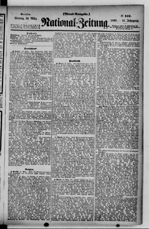 Nationalzeitung vom 30.03.1868