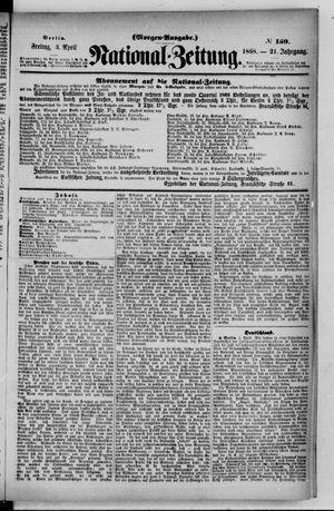 Nationalzeitung vom 03.04.1868