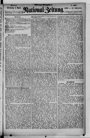 Nationalzeitung vom 08.04.1868