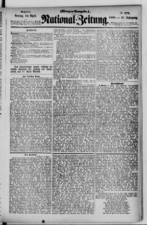 National-Zeitung vom 10.04.1868