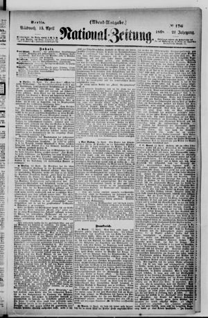 Nationalzeitung on Apr 15, 1868