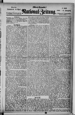 National-Zeitung on Apr 18, 1868