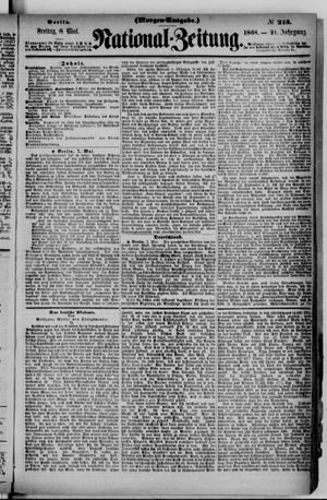 Nationalzeitung vom 08.05.1868
