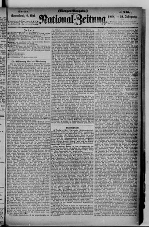 Nationalzeitung vom 09.05.1868