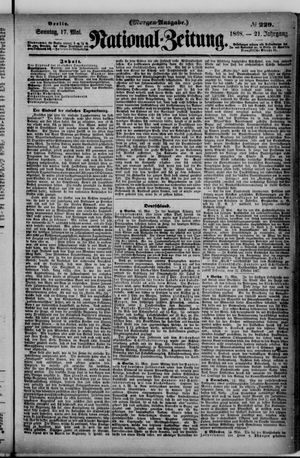 Nationalzeitung vom 17.05.1868