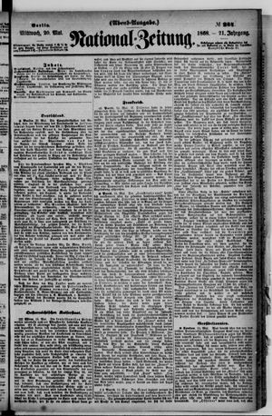 Nationalzeitung on May 20, 1868