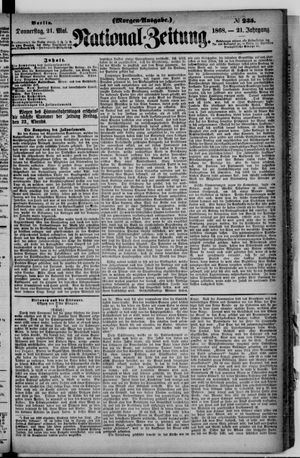 Nationalzeitung vom 21.05.1868