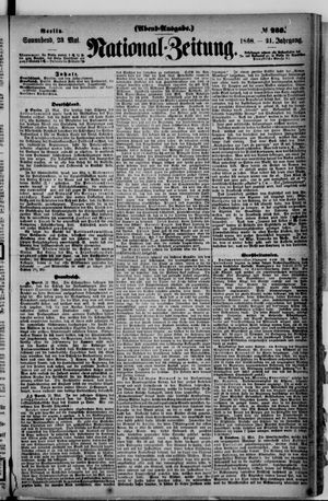 Nationalzeitung vom 23.05.1868