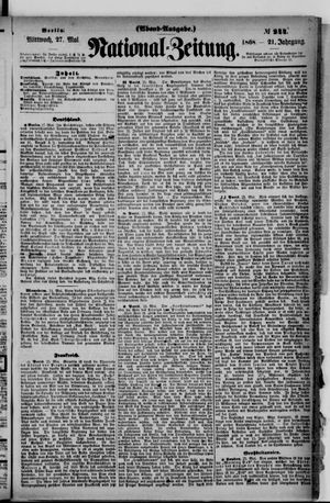 National-Zeitung vom 27.05.1868