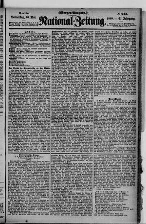 National-Zeitung vom 28.05.1868