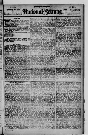 Nationalzeitung vom 31.05.1868
