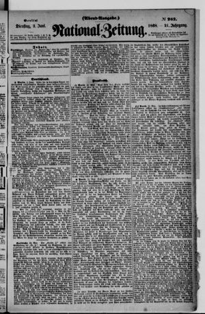 Nationalzeitung vom 02.06.1868