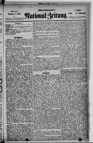 National-Zeitung vom 05.06.1868
