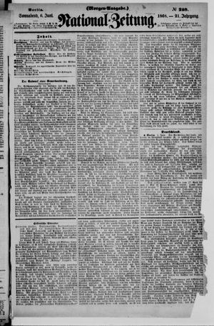 Nationalzeitung on Jun 6, 1868