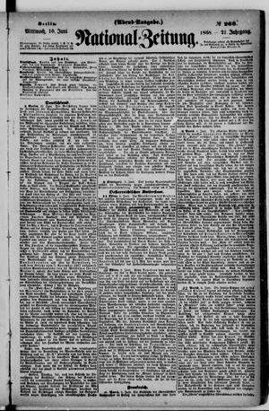 Nationalzeitung vom 10.06.1868