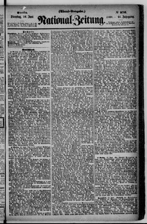 Nationalzeitung on Jun 16, 1868