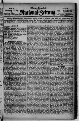 Nationalzeitung vom 18.06.1868