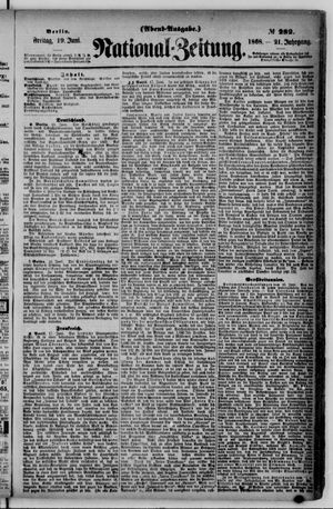 Nationalzeitung vom 19.06.1868