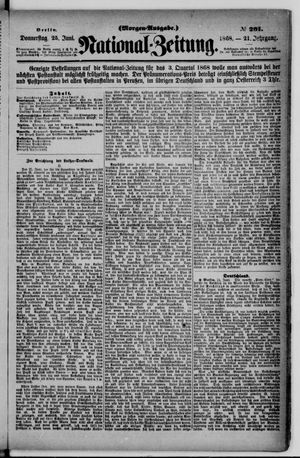 Nationalzeitung on Jun 25, 1868