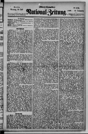 Nationalzeitung vom 13.07.1868