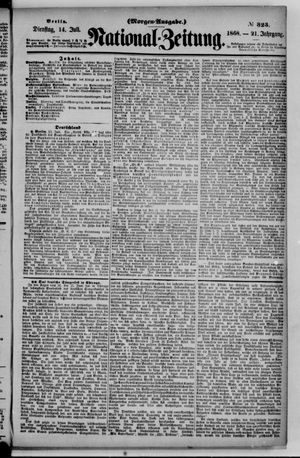 Nationalzeitung vom 14.07.1868
