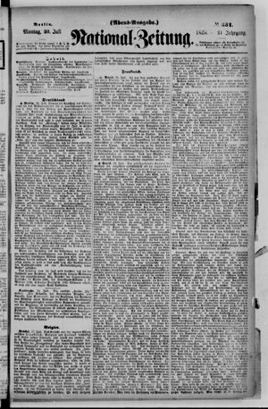 Nationalzeitung vom 20.07.1868