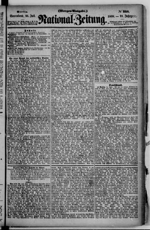 National-Zeitung vom 25.07.1868