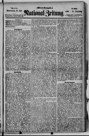 National-Zeitung vom 25.07.1868