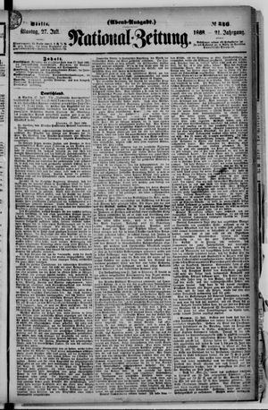 National-Zeitung vom 27.07.1868