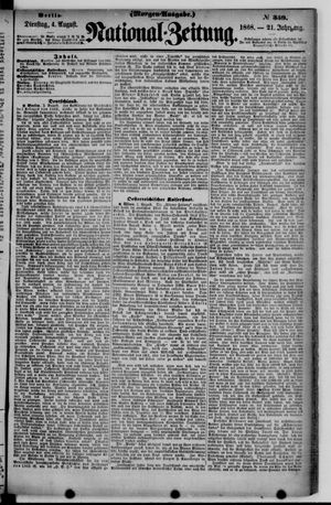 Nationalzeitung on Aug 4, 1868