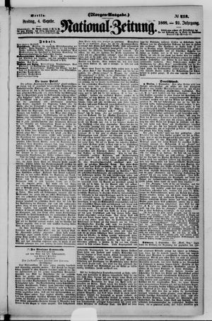 National-Zeitung vom 04.09.1868