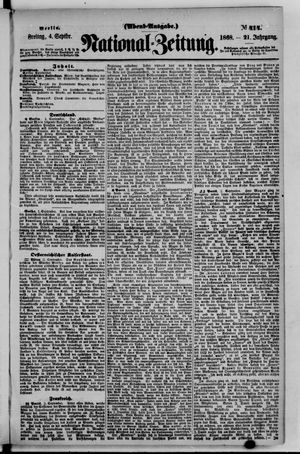 National-Zeitung vom 04.09.1868