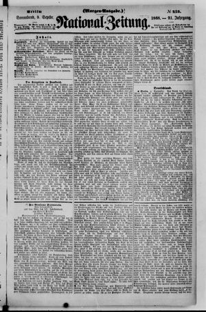 Nationalzeitung vom 05.09.1868
