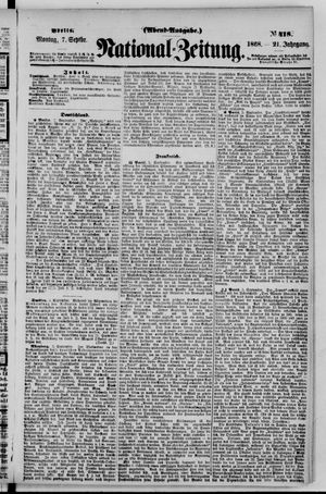 National-Zeitung vom 07.09.1868