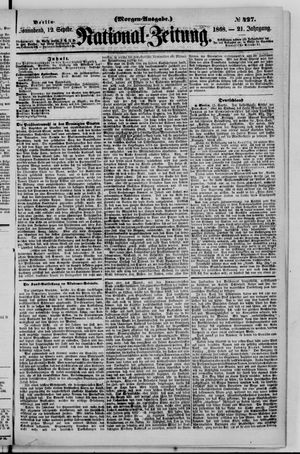 Nationalzeitung vom 12.09.1868