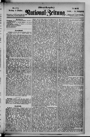 Nationalzeitung on Oct 2, 1868