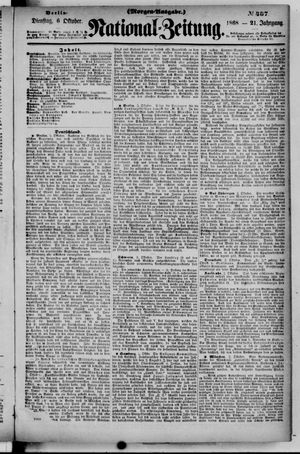 Nationalzeitung vom 06.10.1868