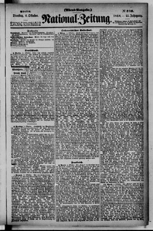 Nationalzeitung vom 06.10.1868