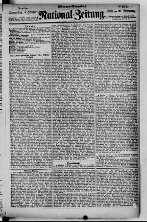 Nationalzeitung vom 08.10.1868